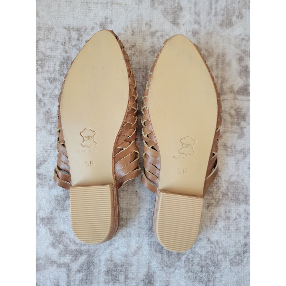 St. Agni Woven Leather Huarache Mules – EU 35 (US 5) | Quiet Luxury - Picture 4 of 6